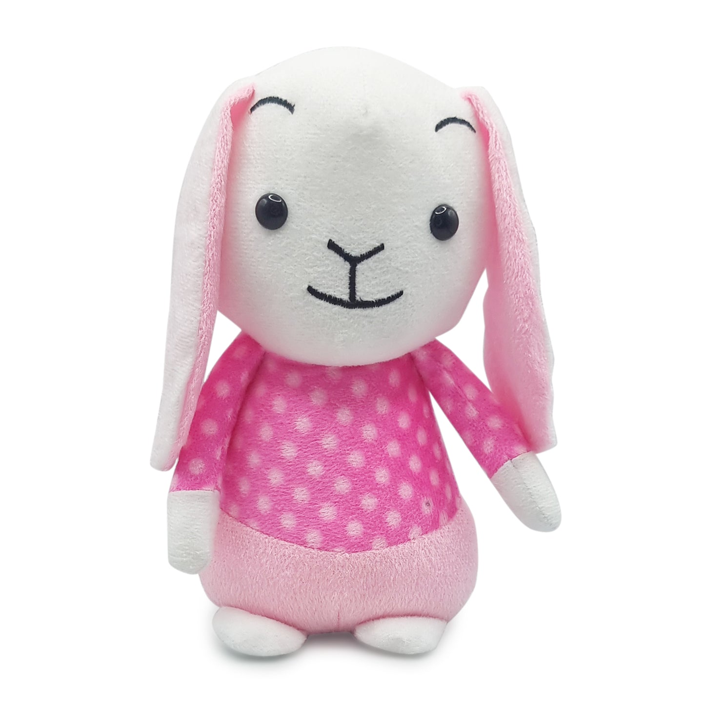 Goldenhub Cute Teddy Bunny in Dress Pink 20 cm