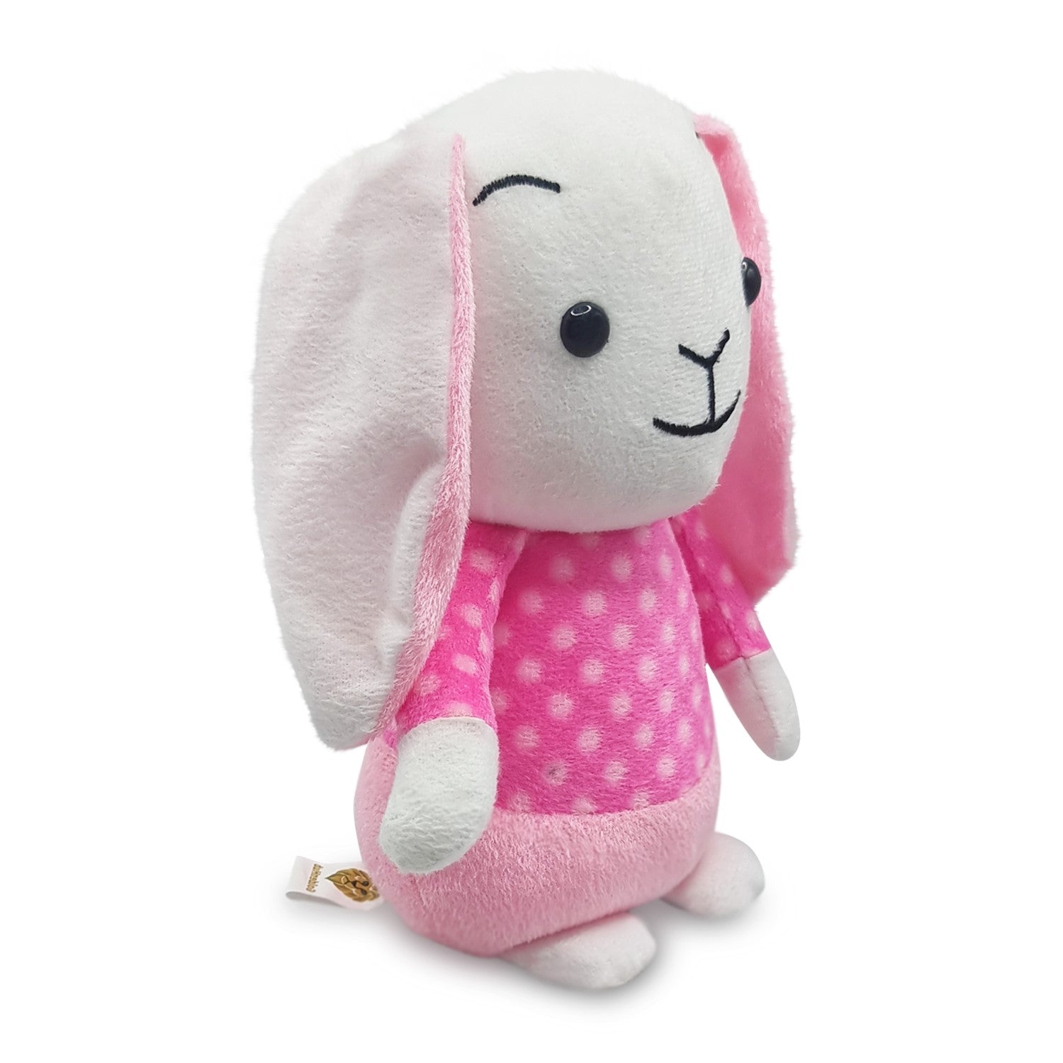 Goldenhub Cute Teddy Bunny in Dress Pink 20 cm