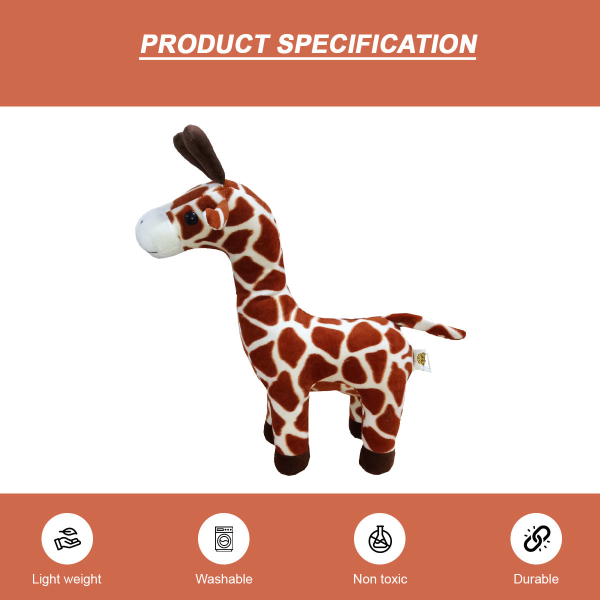 Goldenhub Toys Printer Giraffe 40 CM