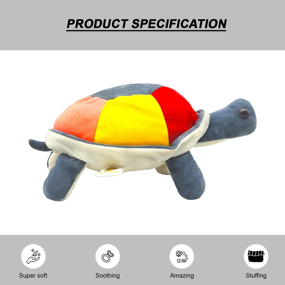 Goldenhub Multicolour Tortoise Small Cute 30 cm