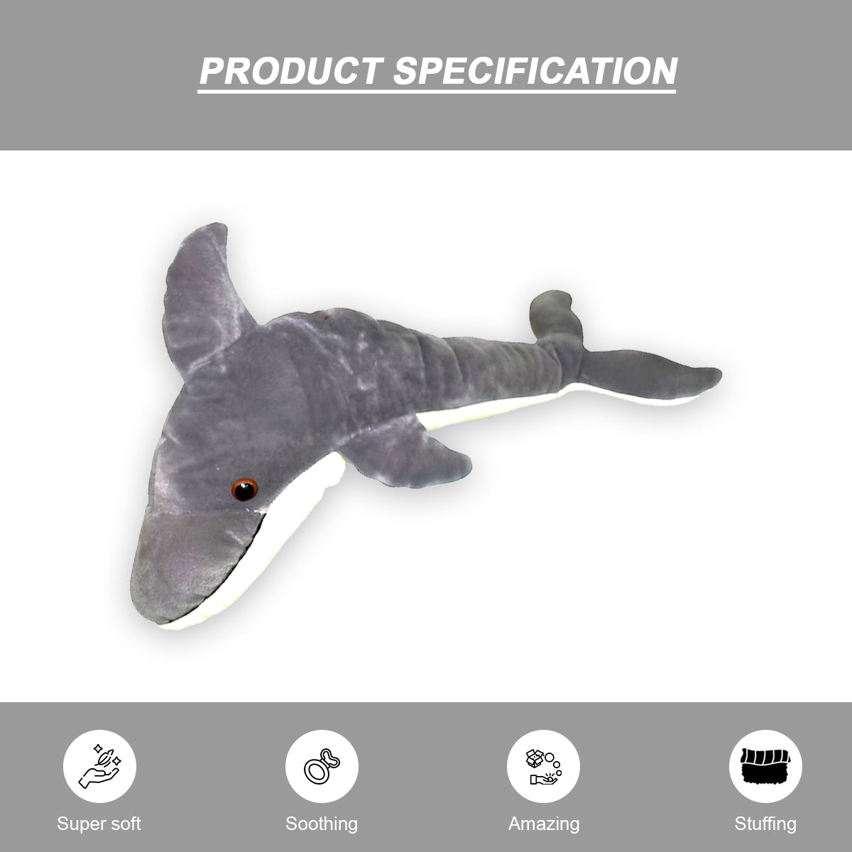 Goldenhub Teddy Dolphin 52 CM