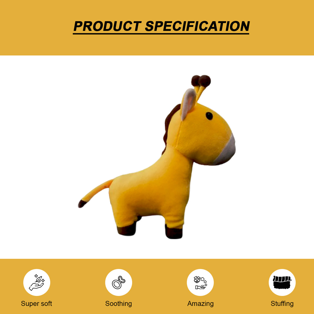 Goldenhub Teddy Fonex Cute Giraffe 20 cm