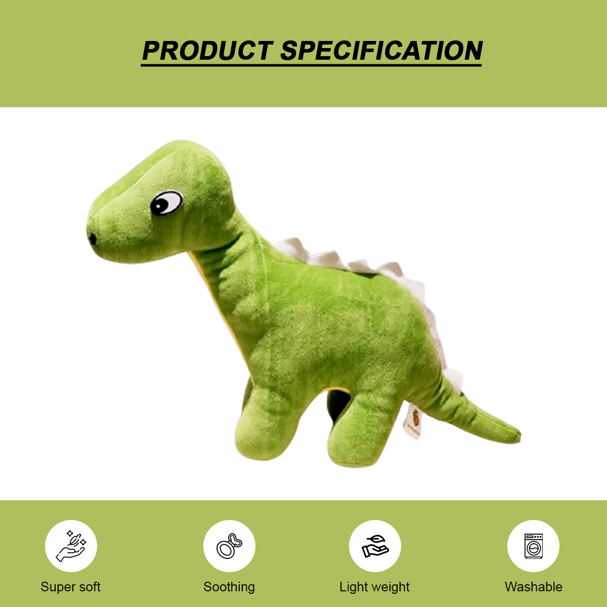 Goldenhub Soft Toy Dinosaur Standing 40 cm