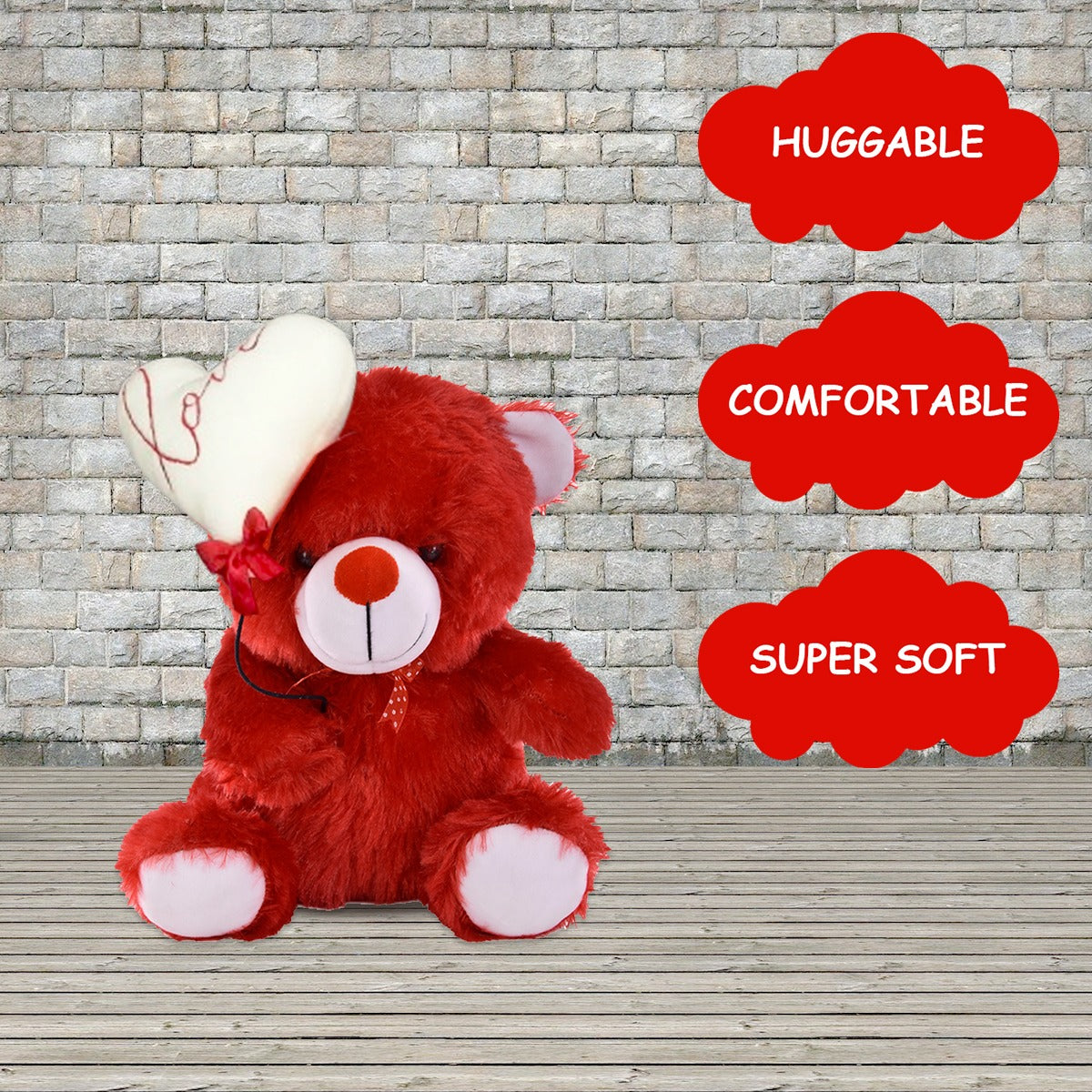 Goldenhub Toys Teddy Bear Sitting With Love