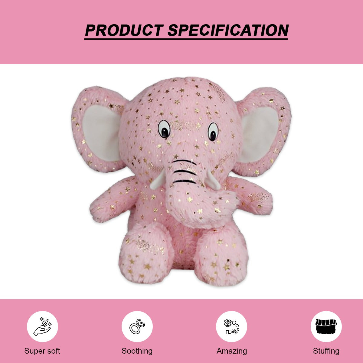 Goldenhub Toys Flappy Leg Elephant 40 cm