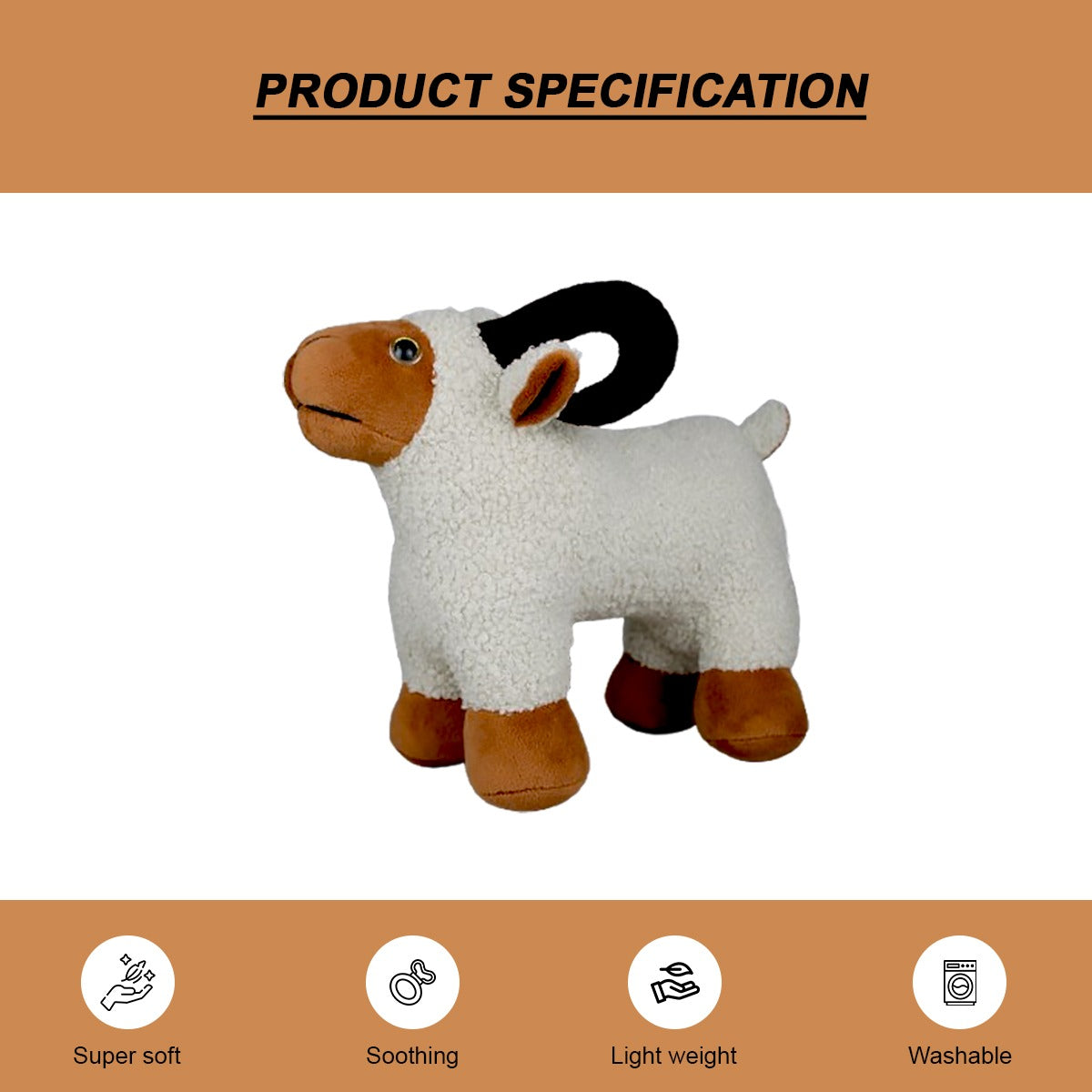 Goldenhub Toys Teddy Sheep 30 CM