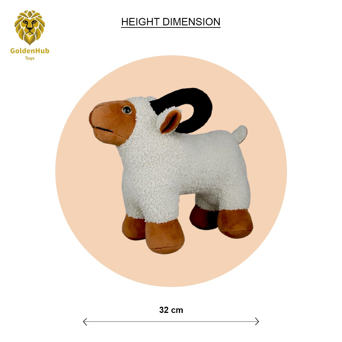 Goldenhub Toys Teddy Sheep 30 CM